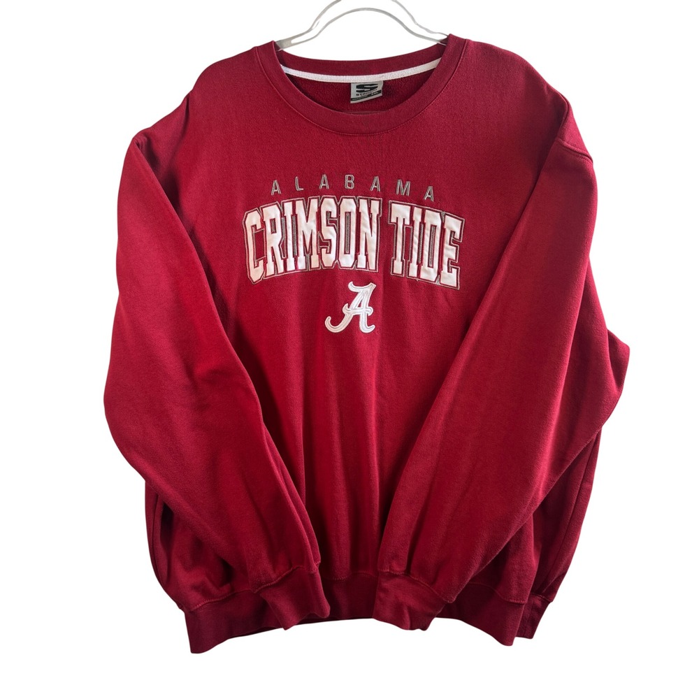 Stadium Athletics Alabama Crimson Tide Sweatshirt Cotton Red‎ XXL NCAA Fan Gear